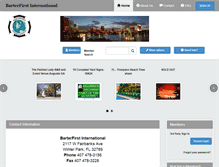 Tablet Screenshot of barterfirst.net